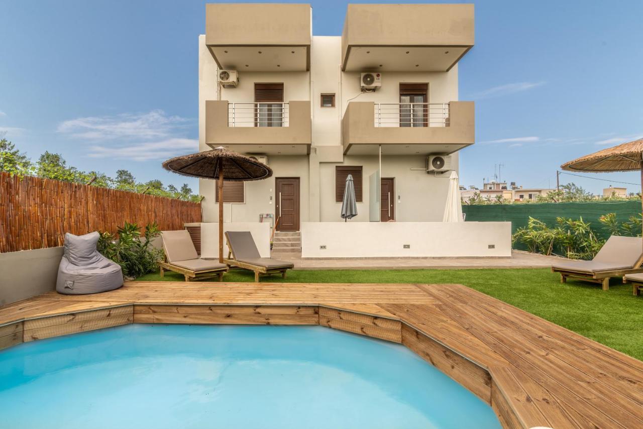 Modern House With Pool Near Beach Gazi Екстер'єр фото